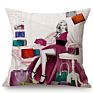 Modern Girl Elegant Lady Pretty Elite Woman Luxury Lifestyle Aesthetics Cotton Linen Sofa Pillow Case Cushion Cover Case