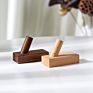 Modern Handmade Wall Mounted Single Wall Hat Towel Rack Wooden Coat Hooks for Home