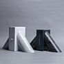 Modern Simple Marble Bookends Customized Bookends Marble Book Stand Library Hotel Home Shop Decor Sets