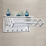 Multi-Purpose Retractable White Hanging Laundry Drying Rack