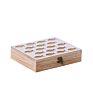 Multi-Slot Wooden Layer Drawer Desktop Organizer Office Storage Rack Stationery