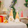 Multiple Colors Handmade Plush Christmas Standing Gnomes with Swedish Rudolph Doll Table Ornament for Holiday Decoration