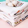 Muslin Blanket Happyflute 4Pcs/Pack Muslin Baby Bibs Cotton 2 Layer Burp Cloth Cute Scarf 60*60Cm