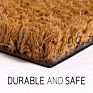 Natural Coir with Vinyl Backing Doormat Blank Coco Coir outside Doormats Front Porch Entry Rug