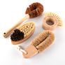 Natural Eco Friendly Bamboo Wooden Coconut Sisal Cleaning Dish Bottle Pot Brush Wooden Handle Cleaning Brush Set