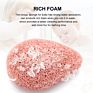 Natural Red Clay Orange Green Black Face Wash Puff Konjact Sponge Teardrop in Box Face Sponge Konjac Organic