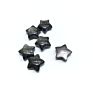 Natural Small Silver Obsidian Crystal Carving Star for Decoration Pendant