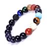 Natural Stone Eight Planets Bead Bracelet Universe Solar System Bracelet for Men Women Jewelry
