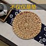 Natural Water Hyacinth Rattan round Straw Woven Placemats