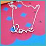 Necklace 925 Sterling Silver Forever Love Letter Name Necklace Personalised