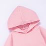 Neutral Baby Clothes Long Sleeve Floral Printed Baby Clothes Organic Cotton Baby Hoodie Set