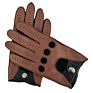 Neutral Sheepskin Full Finger Unlined Driving Leather Gloves