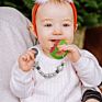 Newborn Fruit Soft Bpa Free Food Grade Chewing Teething Toy Baby Silicone Teethers Set