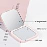 Newest Foldable Pocket Hand Beauty Travel Comfortable Cosmetic Led Vanity Makeup Mirror