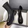 Newest Women Casual Waterproof Bright Leather Boots Lace-Up Shoes for Women Xq1124