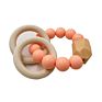 Non Toxic Bpa Free Silicone Teehter Toys Newest Baby Wooden Teethers