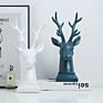 Nordic Style Ceramic Crafts Deer Ornaments Bookend Stand Wine Cabinet Decorations Gifts