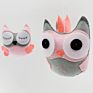 Nursery Decor Felt Handmade Baby Shower Gift Owl Baby Crib Mobile