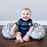Nursing Pillow for Baby Propping, Sitting, Feeding, Tummy Time, with Machine Washable Cover