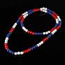 Nw1004 Long Wrap Wooden Wood Beaded Boho Hiphop Necklace