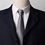 Oemtailor Polyester Silk Necktie Solid Colour 5Cm Neck Tie Bowties