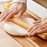Olive Wood Large Size French Rolling Pin with Tapered Ends for Easy to Roll Functionality Baking Tool for Fondant