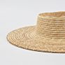 Open Crown Wide Brim Sombrero Visor Sun Cap Wheat Straw Hat Natural Beach Resort Travel for Women Lady Men Kid