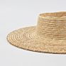 Open Crown Wide Brim Sombrero Visor Sun Cap Wheat Straw Hat Natural Beach Resort Travel for Women Lady Men Kid