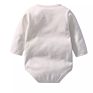 Organic Cotton Long-Sleeve Infant Triangle Rompers Side Snap Onesie Kimono Bodysuit