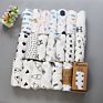 Organic Cotton Muslin Swaddle Blankets Print Muslin Blanket