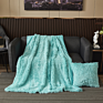 Os Fleece Throw Blanket Printed Fabric Solid Flannel Warm and Cozy Soft Fuzzy Plush Plaid 100% Polyester Adults Knitted