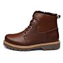 Outdoor Waterproof Leather Ladies Warm Snow Boots Casual Men Women Ankle Boots Shoes