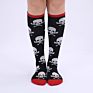 over the Knee High Cotton Women Long Socks Happy Colorful Harajuku Cute Animal Pattern Ladies Long Socks Cotton Socks