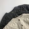 Oversized Sweater Baby Sweater Boy Knitted Cardigan Chunky Knit Baby Sweater