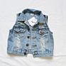 P108056 Spring Boutiques Baby Girls Sleeveless Girls Kids' Jeans Vest Jacket Children's Clothing