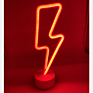 Party Decor Lightning Bolt Neon Led Battery Table Neon Light Sign Powered Luminous Signs Art Light for Girls Gift Decorative Neon Sign Light Night