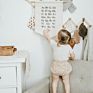 Personalized Alphabet Hanging Wall Canvas Banner Cotton Canvas Hanging Flag Banner Wall Sign Decor for Nursery Kids Room Decor