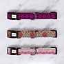 Personalized Logo Pet Collars & Leashes(Old) Adjustable Nylon Rainbow Design Cheaper Collar Dog