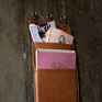 Personalized Pu Leather Magazine Holder Hanging Wall Office Decor Vintage Storage Organizer