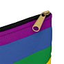 Personazlized Rainbow Wallet Women Zipper Monogrammed Gift Colorful Classic Rainbow Accessory Pouch