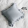 Pink Pillow Shams Cases Covers with Ruffles