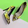 Pl0113 plus Size Women High Heel Shoes Snakeskin Pumps