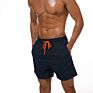 Plain Color Beach Short for Men Navy Beach Shorts