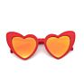 Plastic Promotional Sunglasses Heart Shaped Accept