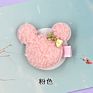 Plush Soft Teddy Cicinnus Cute Mickey Head Baby Hair Clips Hairgrips for Kids Hair Accessories for Girls