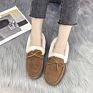 Plush Warm Women's Ladies Soft Sole Flat Soled Cotton Shoes