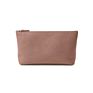 Pochette Cosmetic Faux Leather Zipper Pouch Bag