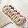 Popular Cotton Slippers Women's Autumn and Home Couple Warm Home Plush Men's and Women's Cotton Shoes