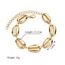 Popular Cowrie Shell Anklets Woman Beach Jewelry Gold Shell Anklets