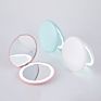 Portable Handheld Travel Pocket Mirrors round Led Makeup Light Mirror With